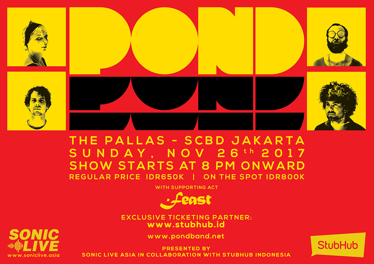 Australian Psychedelic Rock Band POND to Make Jakarta Debut